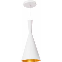 Light Prestige Garda lampada sospesa 1x40 W bianco LP-42011/1PBIAŁY