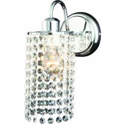 Light Prestige Bright Star lampada da parete 1x60 W trasparente-argento LP-812/1W