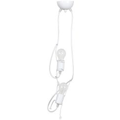Emibig Bobi lampada sospesa 2x15 W bianco 538/2