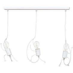 Emibig Bobi lampada sospesa 3x15 W bianco 538/3
