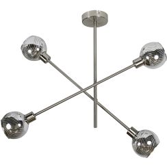 Candellux Migo lampada da soffitto 4x10 W cromo 34-72436