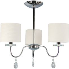 Candellux Estera lampada da soffitto 3x40 W cromo-crema 33-11664