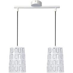 Candellux Vista lampada sospesa 2x60 W bianco 32-64271