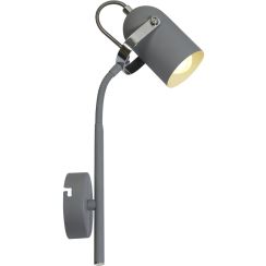 Candellux Gray lampada da parete 1x40 W grigio 91-66527
