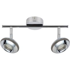 Candellux Skipper lampada da soffitto 2x6 W cromo 92-67562