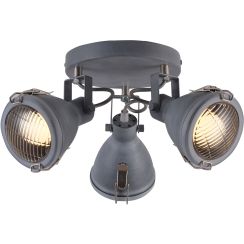 Candellux Crodo lampada da soffitto 3x40 W grigio 98-71132