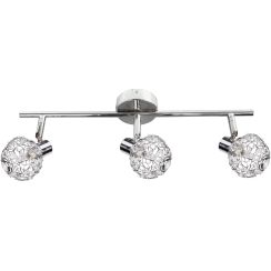 Candellux Collar lampada da soffitto 3x40 W cromo 93-13668