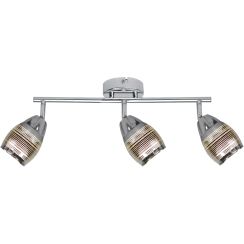Candellux Milton lampada da soffitto 3x10 W cromo 93-61294