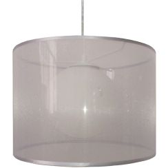 Candellux Chicago lampada sospesa 1x60 W argento 31-24916