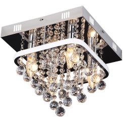 Rabalux Pallas lampada da soffitto 5x W bianco-cromo 2238