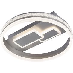 Rabalux Roxana lampada da soffitto 1x50 W bianco-argento 6830