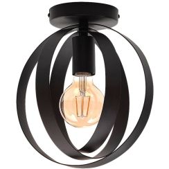 Rabalux Cortado lampada da soffitto 1x40 W nero 5359