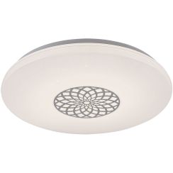 Rabalux Ophelia plafoniera 1x24 W bianco-cromo 5364