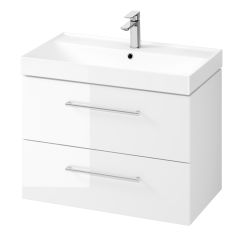 Set armadietto Cersanit Larga S932-073, lavabo Cersanit Larga K120-010