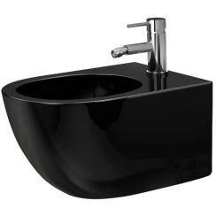 Rea Carlo Mini bidet sospeso nero REA-C6380