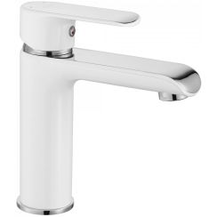 Rea Bloom rubinetto per lavabo verticale cromo-bianco REA-B9915