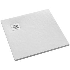 Schedpol Kalait White Stone piatto doccia quadrato 80x80 cm bianco 3.3100/B/ST-M2