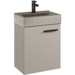 Elita Tiny lavabo con armadietto 45 cm beige 168765