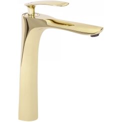 Rea Orbit rubinetto per lavabo verticale oro REA-B2051