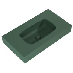 Elita Dimple lavabo 80.6x46 cm rettangolare a parete verde RE040800027010