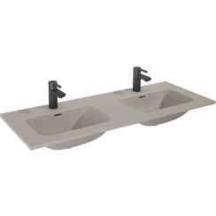 Elita Skappa lavabo 120.8x46 cm rettangolare da mobile-doppio marrone/beige RE041203067020