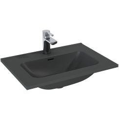 Elita Skappa lavabo 60.8x46 cm rettangolare da mobile antracite RE040603066010