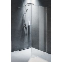 Riho Novik parete doccia 120 cm cromo lucida/vetro trasparente G003031120