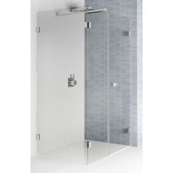 Riho Scandic box doccia 100x90 cm rettangolare nero opaca/vetro trasparente G001084121