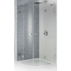 Riho Scandic box doccia 120x120 cm semicircolare cromo lucida/vetro trasparente G001109120