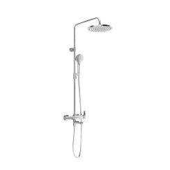 Ravak set doccia a parete con soffione cromo X07P642