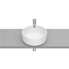 Roca Inspira lavabo 37x37 cm rotonda da appoggio bianco A327523620
