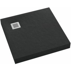 Schedpol New Horizons Black Stone piatto doccia quadrato 100x100 cm nero 3.3302/C/ST-M2
