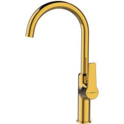 Kuchinox Alanis rubinetto da cucina verticale oro/oro antico BQIG68D