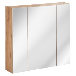 Comad Capri Oak armadietto 80x16x75 cm con specchio bianco -rovere CAPRI OAK 843A FSC