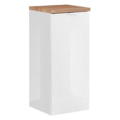 Comad Capri White armadietto 35x35x80 cm laterale sospeso bianco -rovere CAPRI-WHITE-811B-FSC