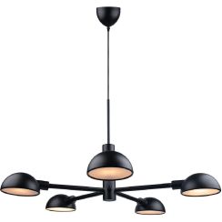 Nordlux Nomi lampada sospesa 5x25 W nero 2220163003