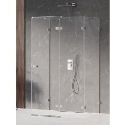 New Trendy Avexa box doccia 120x90 cm rettangolare cromo lucida/vetro trasparente EXK-2499