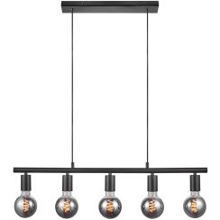 Nordlux Paco lampada sospesa 5x25 W nero 2213273003
