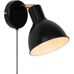Nordlux Pop lampada da parete 1x18 W nero 2213641003