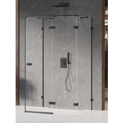 New Trendy Avexa Black box doccia 120x110 cm rettangolare nero opaca/vetro trasparente EXK-2653