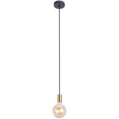 MaxLight Todi lampada sospesa 1x40 W nero-oro P0398