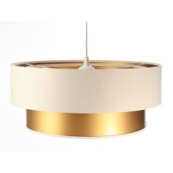 BPS Koncept Duo ellegant lampada sospesa 1x60 W oro-crema 061-055-50