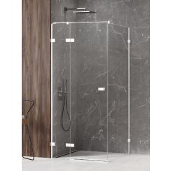 New Trendy Avexa White box doccia 120x120 cm quadrato bianco opaca/vetro trasparente EXK-2730