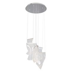 MaxLight Silk lampada sospesa 1x15 W cromo P0371D