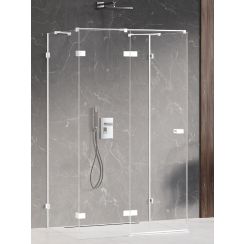 New Trendy Avexa White box doccia 120x100 cm rettangolare bianco opaca/vetro trasparente EXK-2873