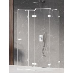 New Trendy Avexa White box doccia 120x110 cm rettangolare bianco opaca/vetro trasparente EXK-2904