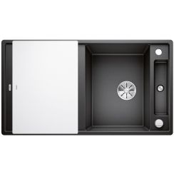 Blanco Axia III 5 S lavello in granito 91.5x51 cm antracite 523215