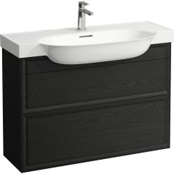 Laufen The New Classic armadietto 97.6x31.6x67.7 cm sottolavabo sospeso nero-rovere H4060920856281