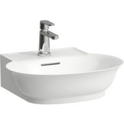 Laufen The New Classic lavabo 50x45 cm semicircolare a parete bianco lucida H8158524001041