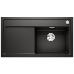 Blanco Zenar 5 S-F lavello in granito 90.3x49.8 cm nero 526049